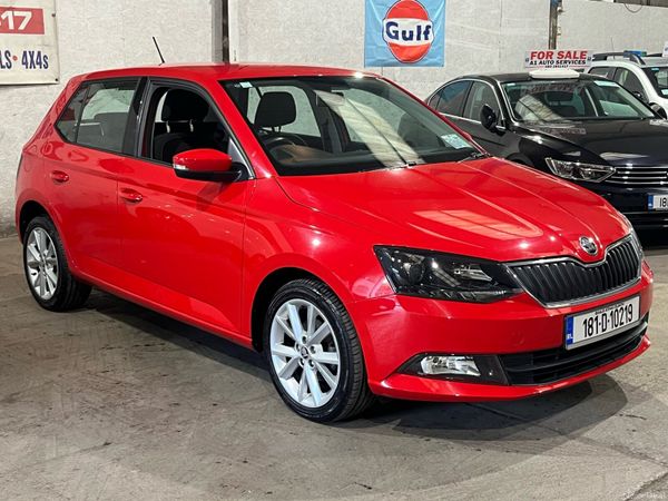 Skoda Fabia Hatchback, Petrol, 2018, Red