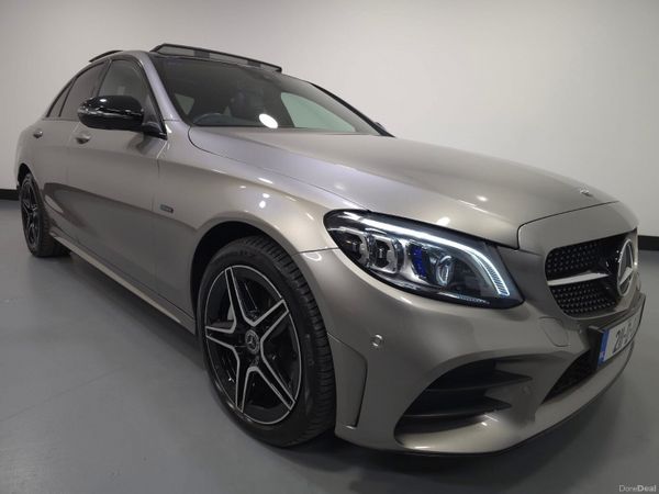 Mercedes-Benz C-Class Saloon, Diesel Hybrid, 2021, Silver