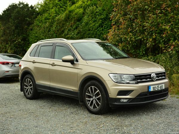 Volkswagen Tiguan SUV, Diesel, 2018, Yellow