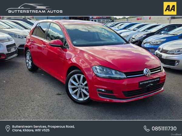 Volkswagen Golf Hatchback, Petrol, 2013, Red