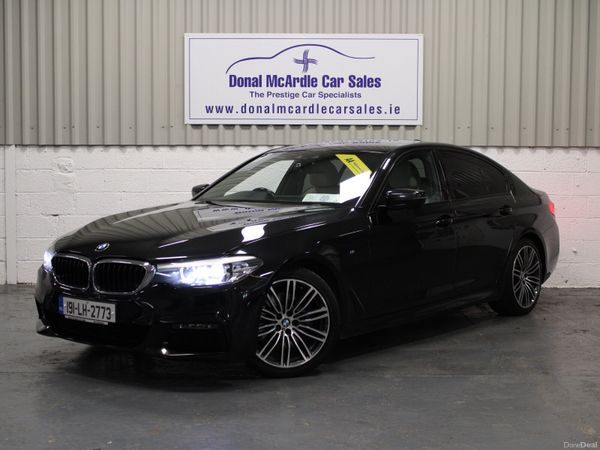 BMW 5-Series Saloon, Diesel, 2019, Black