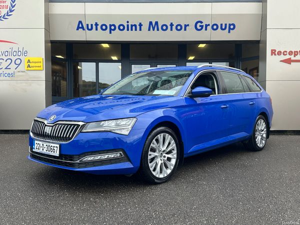 Skoda Superb Estate, Diesel, 2022, Blue