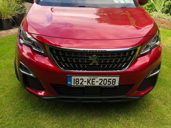 Peugeot 3008 MPV, Diesel, 2018, Red