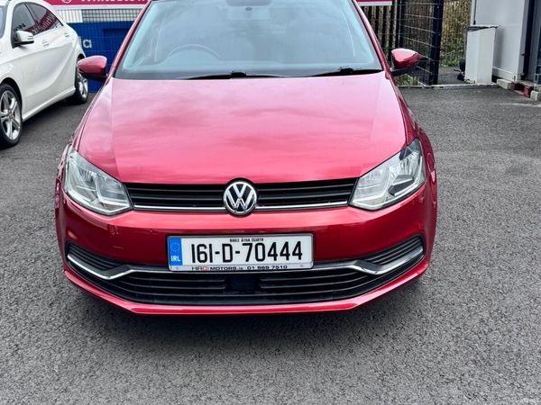 Volkswagen Polo Hatchback, Petrol, 2016, Red