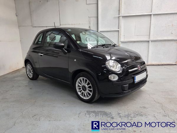 Fiat 500 Hatchback, Petrol, 2014, Black