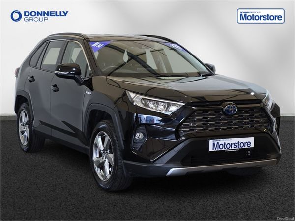 Toyota RAV4 Estate, Petrol Hybrid, 2021, Black