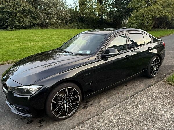 BMW 3-Series Saloon, Petrol Plug-in Hybrid, 2017, Black