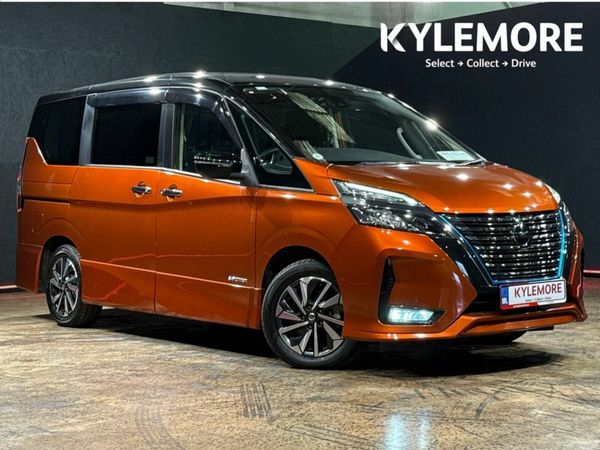 Nissan Serena MPV, Petrol Hybrid, 2021, Orange