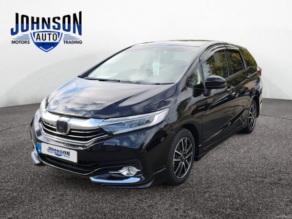 Honda Shuttle Hatchback, Petrol Hybrid, 2018, Black