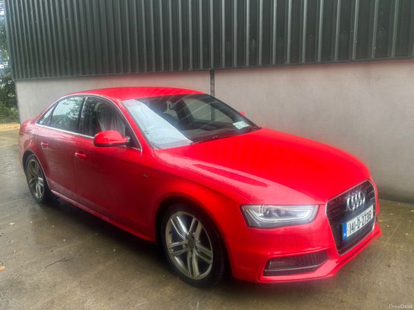 Audi A4 Saloon, Diesel, 2014, Red