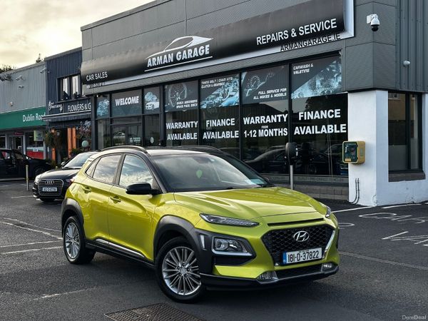 Hyundai KONA MPV, Petrol, 2018, Green