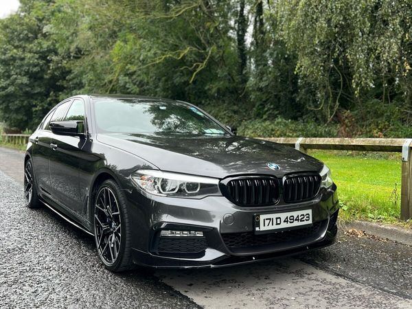 BMW 5-Series Saloon, Petrol Plug-in Hybrid, 2017, Grey