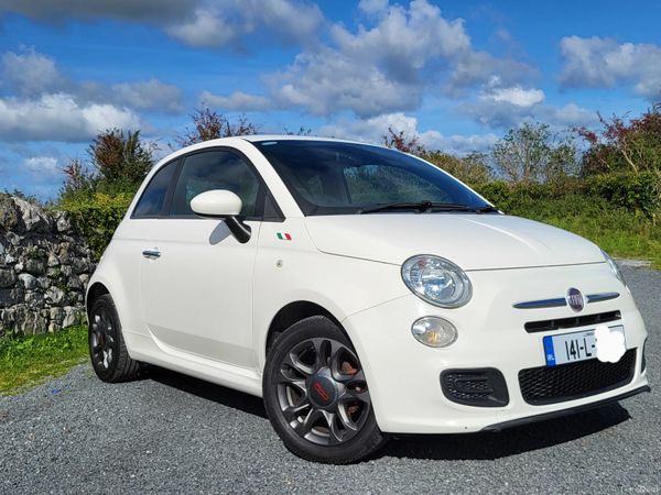 Fiat 500 Hatchback, Petrol, 2014, White