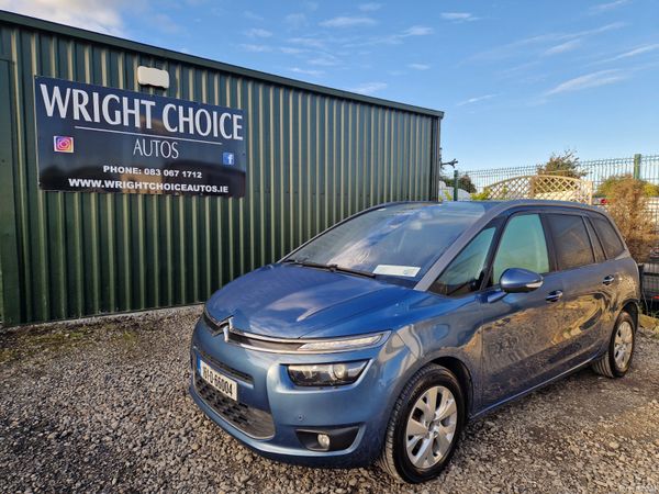 Citroen Grand C4 Picasso MPV, Petrol, 2016, Blue