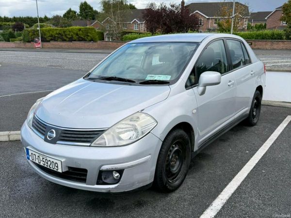 Nissan Tiida Saloon, Petrol, 2007, Silver