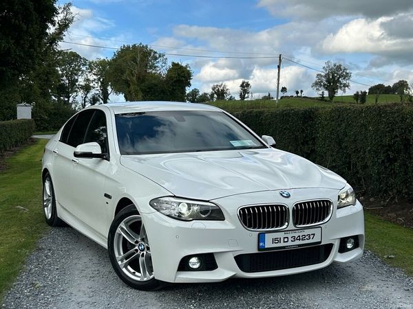 BMW 5-Series Saloon, Diesel, 2015, White