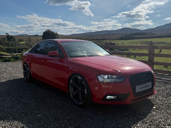 Audi A4 Saloon, Diesel, 2014, Red