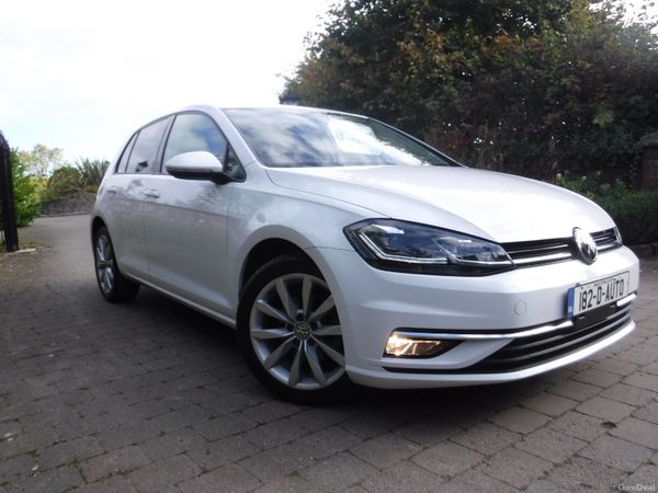 Volkswagen Golf Hatchback, Petrol, 2018, White