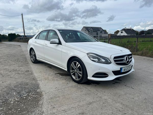Mercedes-Benz E-Class Saloon, Diesel Hybrid, 2014, White