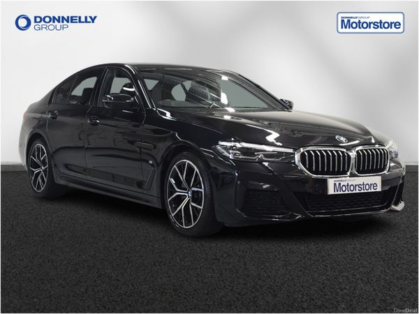 BMW 5-Series Saloon, Diesel, 2022, Black