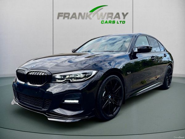 BMW 3-Series Saloon, Petrol Hybrid, 2021, Black