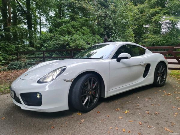 Porsche Cayman Coupe, Petrol, 2013, White