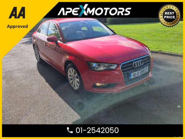 Audi A3 Saloon, Petrol, 2015, Red