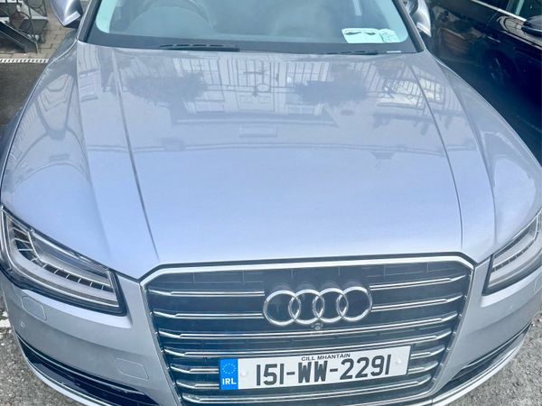 Audi A8 Saloon, Diesel, 2015, Silver
