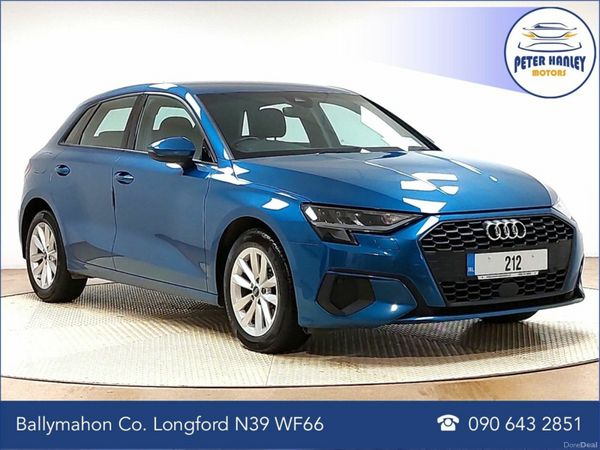 Audi A3 Hatchback, Diesel, 2021, Blue