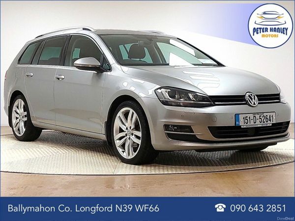 Volkswagen Golf Estate, Diesel, 2015, Silver