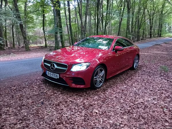 Mercedes-Benz E-Class Coupe, Diesel, 2019, Red