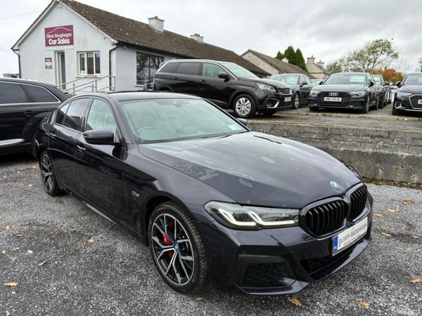 BMW 5-Series Saloon, Petrol Plug-in Hybrid, 2023, Black