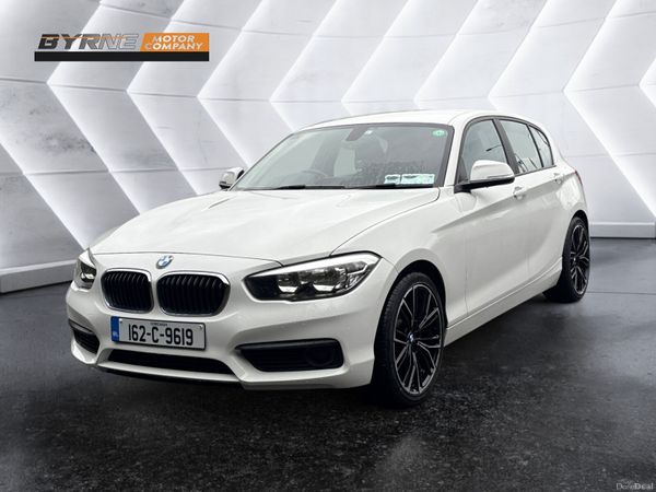 BMW 1-Series Hatchback, Petrol, 2016, White