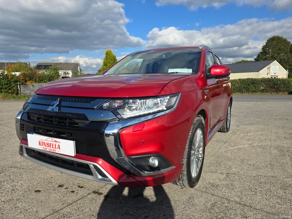 Mitsubishi Outlander SUV, Petrol Plug-in Hybrid, 2019, Red