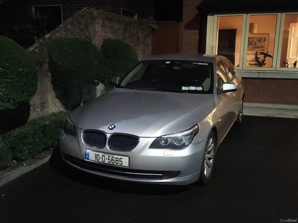 BMW 5-Series Saloon, Diesel, 2010, Silver