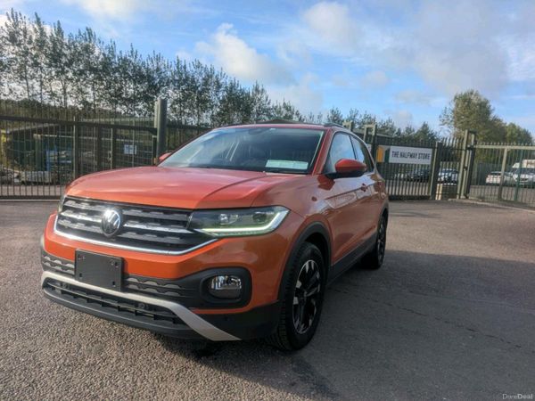 Volkswagen T-Cross SUV, Petrol, 2022, Orange