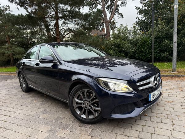 Mercedes-Benz C-Class Saloon, Petrol, 2018, Blue