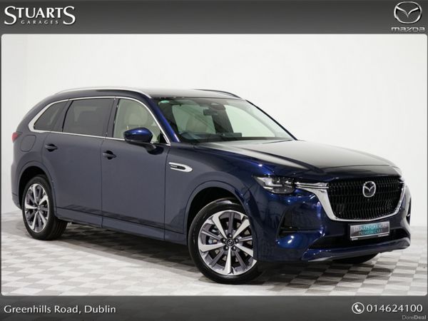 Mazda CX-80 SUV, Petrol Plug-in Hybrid, 2026, Blue