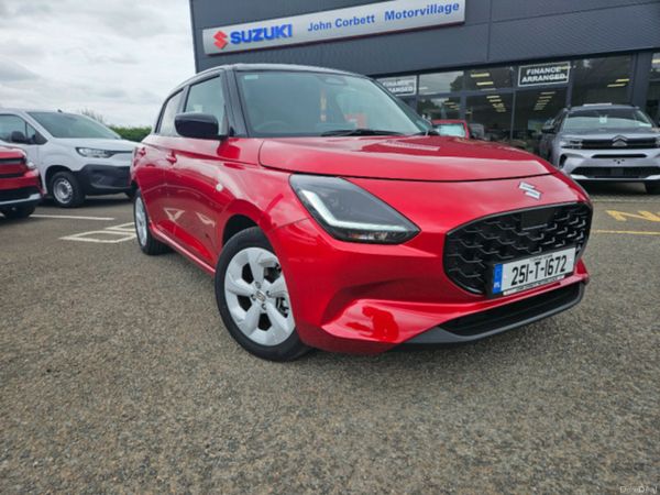 Suzuki Swift Hatchback, Petrol Hybrid, 2025, Red