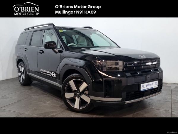 Hyundai Santa Fe SUV, Petrol Plug-in Hybrid, 2025, Black