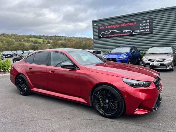 BMW M5 Saloon, Petrol Hybrid, 2024, Red