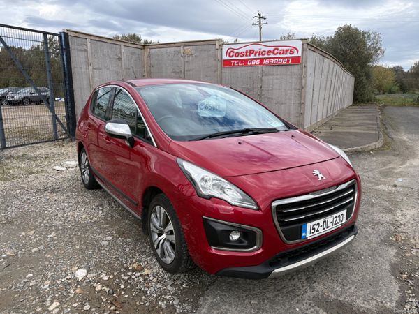 Peugeot 3008 SUV, Diesel, 2015, Red
