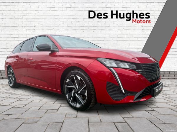 Peugeot 308 Estate, Diesel, 2022, Red