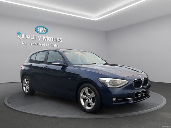 BMW 1-Series Hatchback, Petrol, 2014, Blue