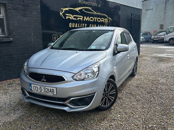 Mitsubishi Mirage Hatchback, Petrol, 2017, Silver