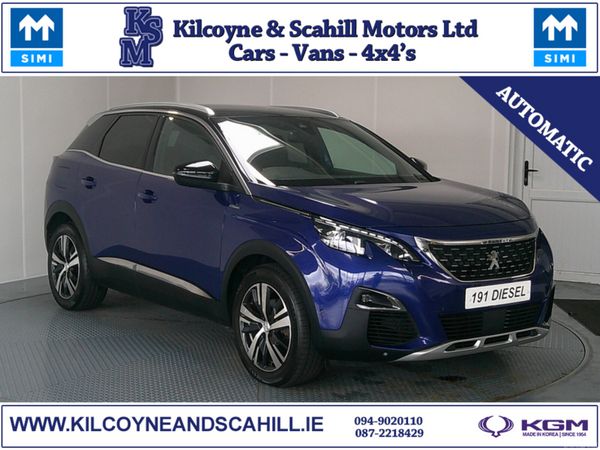 Peugeot 3008 SUV, Diesel, 2019, Blue