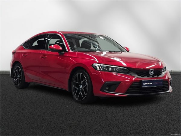 Honda Civic Hatchback, Petrol Hybrid, 2025, Red