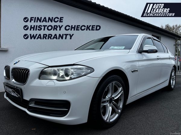 BMW 5-Series Saloon, Diesel, 2014, White