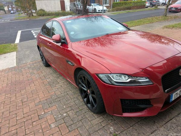 Jaguar XF Saloon, Diesel, 2017, Red