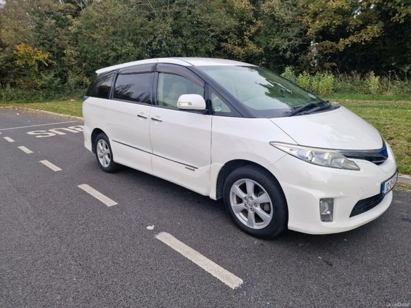 Toyota Estima MPV, Petrol Hybrid, 2012, White